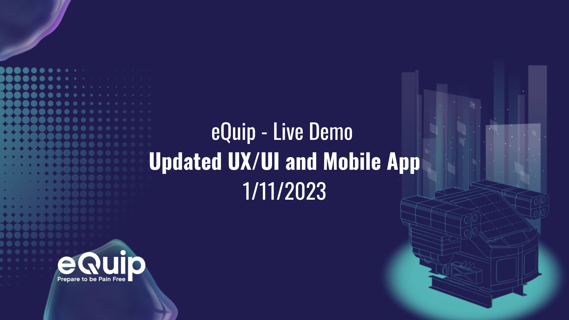 eQuip- 2023 UI/UX Live Demo